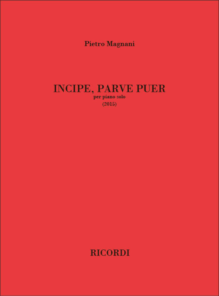 Incipe, parve puer